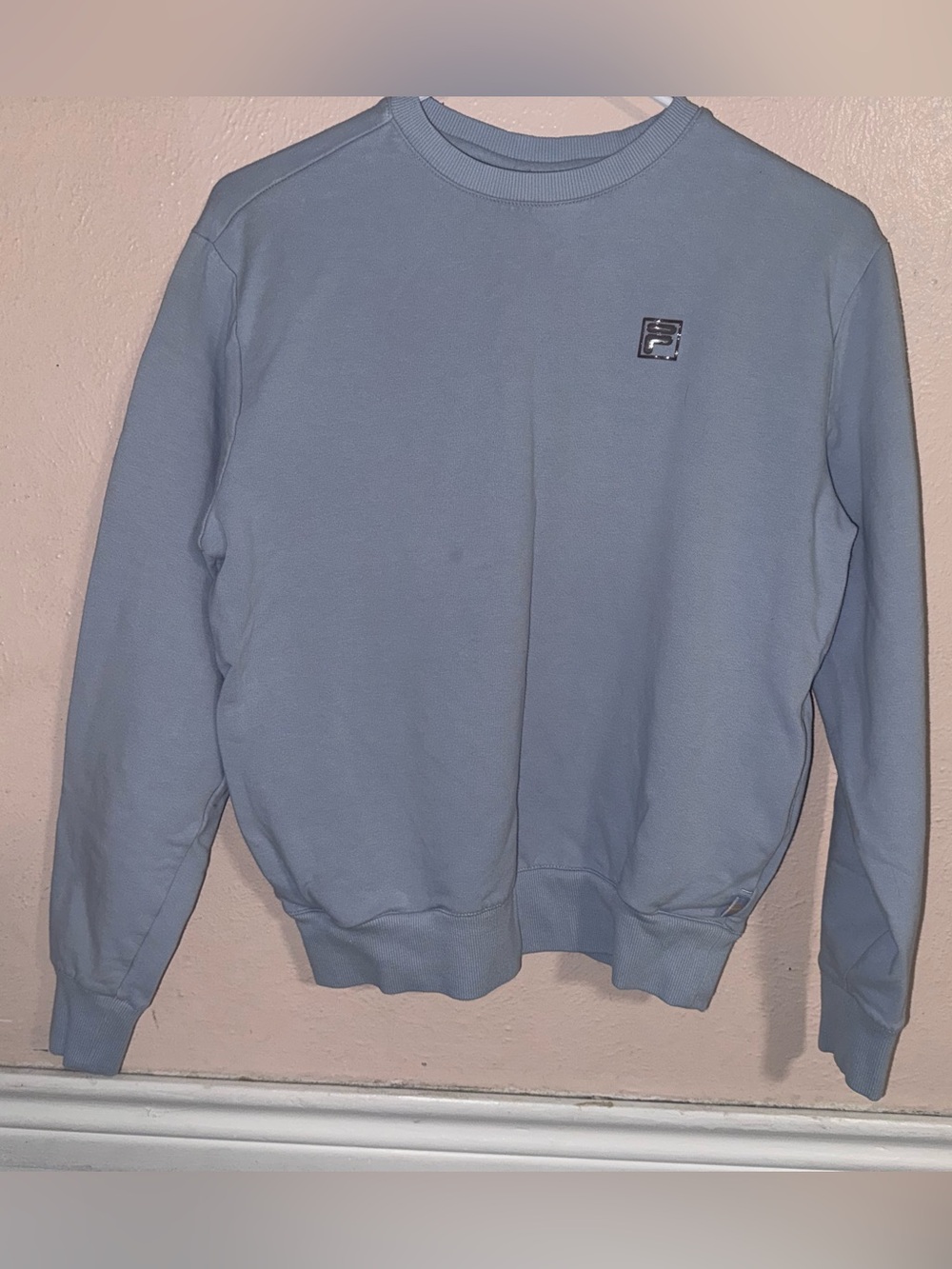 Fila Men's Sky Blue Crewneck Sweatshirt